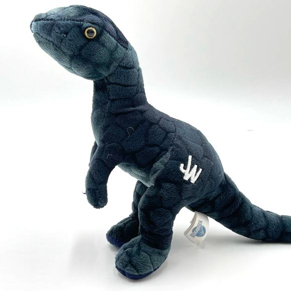 7" Jurassic World Blue Velociraptor Plush Dinosaur Raptor Toy Factory Park - Picture 1 of 10
